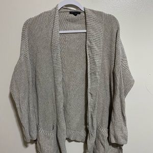 Tan and cream cardigan